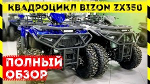 Полный обзор новинки Квадроцикл Bizon ZX350