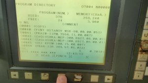 Fanuc. Копирование программы на карту памяти.