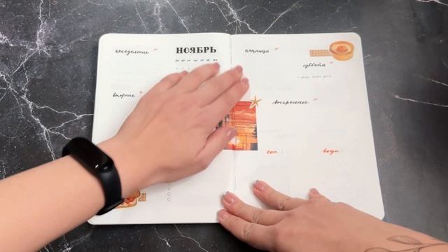Оформление ежедневника | НОЯБРЬ 2024 | Doronina Anastasia