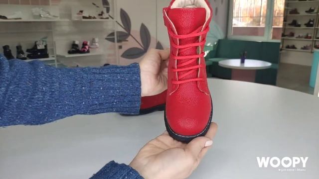 WOOPY Зимние ботинки для девочки (арт.8454) смотреть онлайн