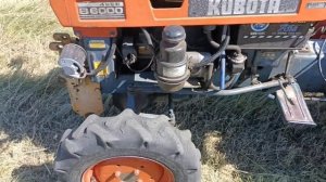 Кубота B 6000.Сенокос 2024.