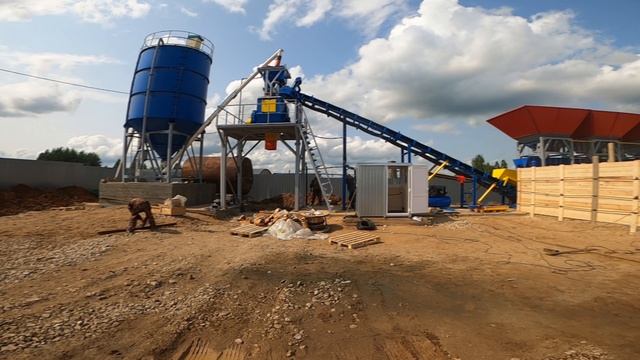 Пуско-наладочные работы бетонного завода "Рифей-Бетон-Конвейер-56" (РБК-56), г. Ярск смотреть онлайн