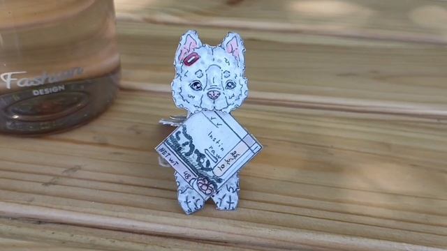 🧸.влог с бумажной собакой. 🍂🤎