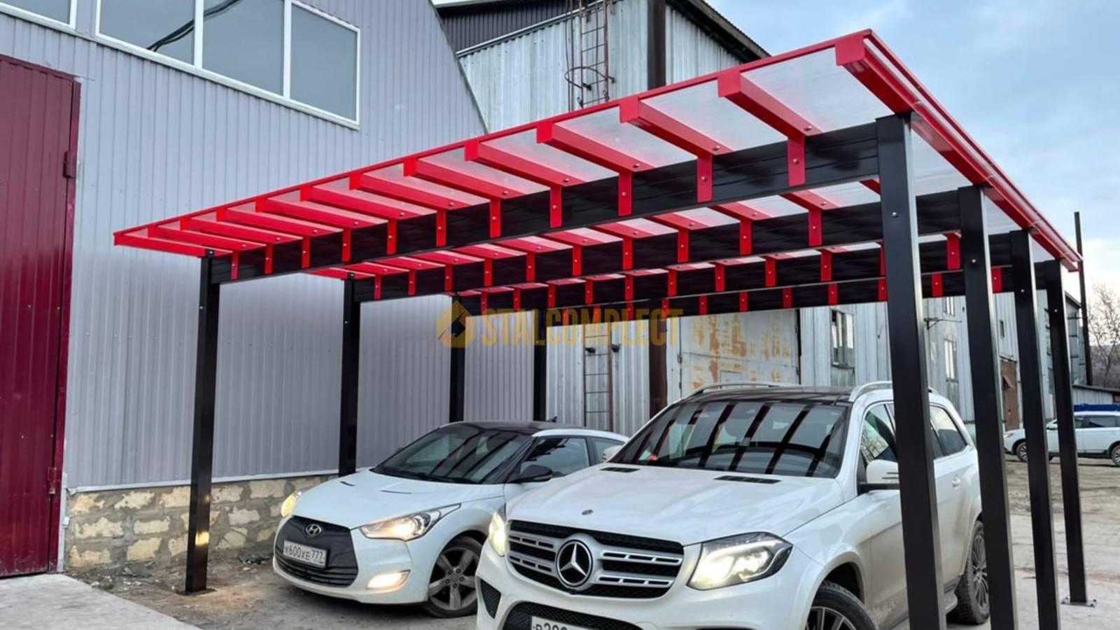 Сборный, прямой навес "ОЛИМП ПРЕМИУМ" смотреть онлайн