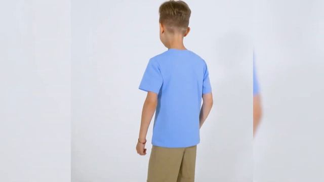 Футболка детская MINAKU "Dog" цвет голубой смотреть онлайн