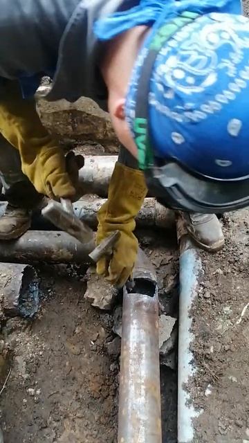 ч3.Раскопка, делаем прихватки,отбиваем молотком окали? смотреть онлайн