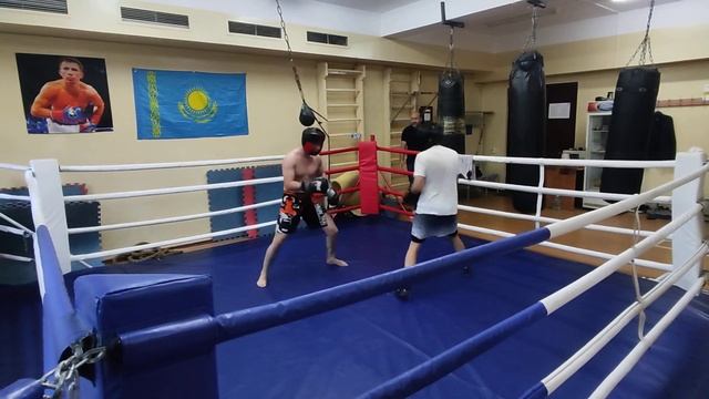 Бокс ММА отработка защиты...