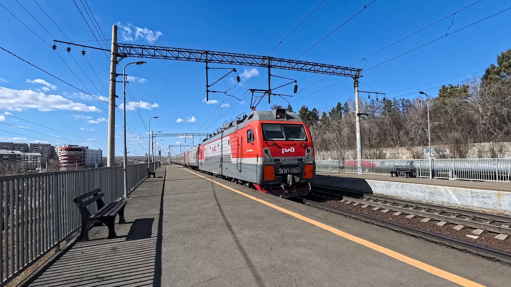 ЭП1П-060. Чита-Москва. смотреть онлайн