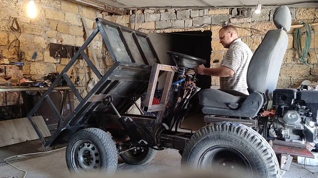 Минитрактор Т16 проверка гидравлики