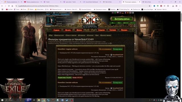 Фильтр предметов в Path of Exile 2 / Лут фильтр для пое #pathofexile смотреть онлайн