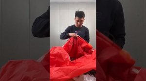 Надувной костюм Сердце распаковка