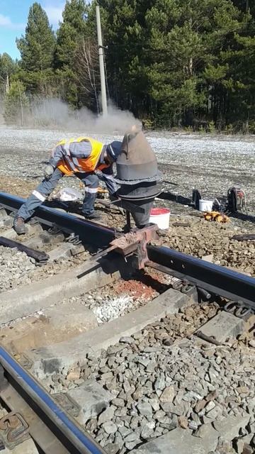 сварка рельс смотреть онлайн