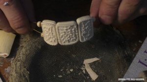 Резьба по кости (цевка) Браслет