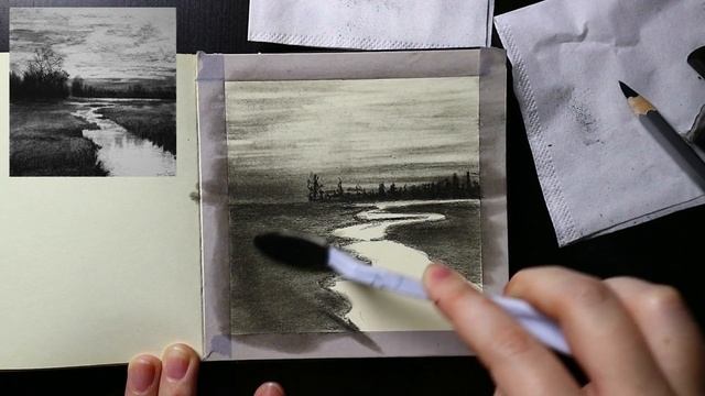 Видеоурок: Рисование углем для начинающих художников смотреть онлайн