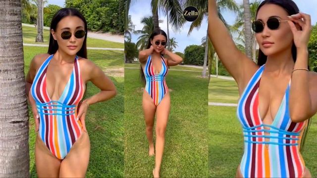 Стильный купальник. Купальник с пушап.