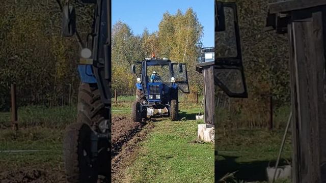 Осень🍂 полевые работы. Помощник МТЗ 80 и юный 2ой пилот смотреть онлайн