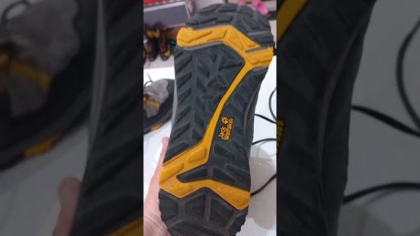 ботинки UK 11,5 46 серые трекинговые Jack Wolfskin