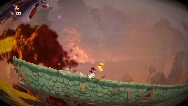 Rayman Legends - №78 Рок-замок, версия 8-бит