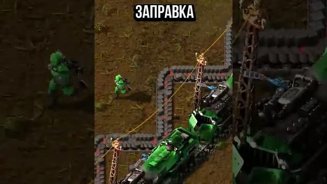 Непроходимая оборона в Factorio! ПИЛА ИЗ ЛОКОМОТИВОВ #factorio смотреть онлайн