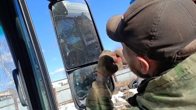 JAC N200 регулировка зеркал заднего вида #грузовики #зерк?