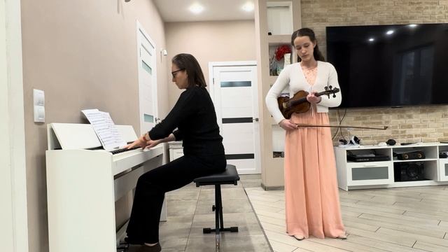 Ж. Б. Акколаи концерт №1 ля минор для скрипки и ф-но