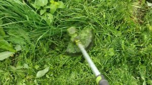 Тестирование аккумуляторного триммера Greenworks на 24 в С ?