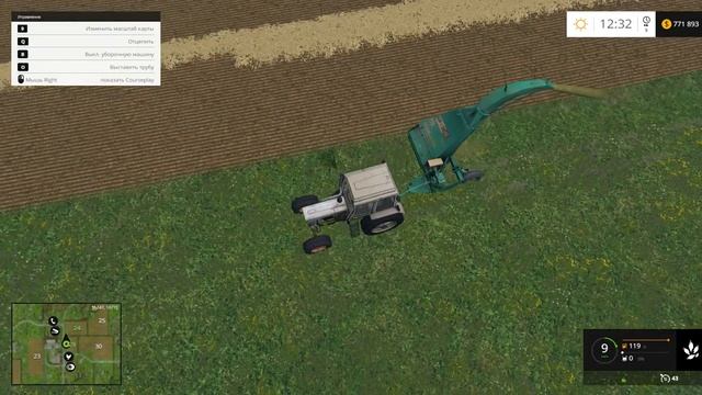 Мод косилки «КИР-1.5» для Farming Simulator 2015 смотреть онлайн