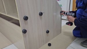 Сборка Шкаф Анель угловой