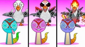 Sprunki OC Gekkie & Bombambini Gusini ВСЕ Фазы