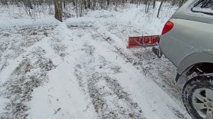 Обзор универсального снегового отвала на автомобиль