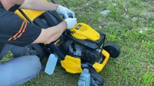 Лучшая замена триммеру! - Газонокосилка DENZEL GLD-460SP + ком?