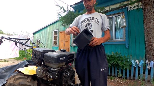 Воздушный фильтр для мотоблока. Какой лучше? Масляный смотреть онлайн