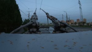 Вид на штанги | Троллейбус ЗиУ. Чебоксары.