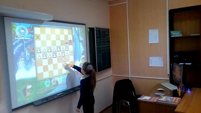 3 "А" класс на шахматах МБОУ СОШ N 1 сл. Большая М смотреть онлайн