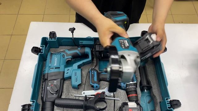 Макита набор 3в1 Перфоратор, ушм,Шуруповерт. +79697965000 смотреть онлайн