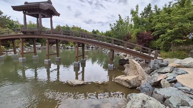 Японский сад в парке Галицкого. Краснодар. смотреть онлайн