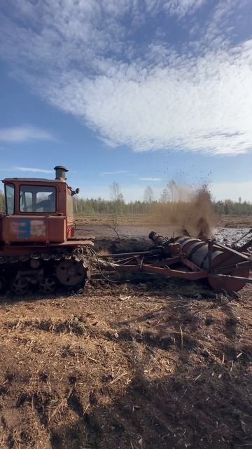 Рекордная струя бобра от ДТ-75 на реставрации каналов т смотреть онлайн