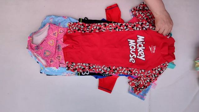 G-122 Детские Купальники микс CR. Лот 15256. 5,2кг. 68ед.