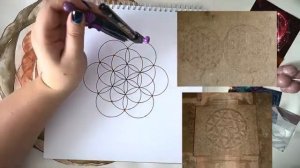 КАК И ЗАЧЕМ РИСОВАТЬ ЦВЕТОК ЖИЗНИ  САКРАЛЬНАЯ ГЕОМЕТР?