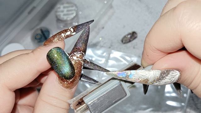 Гель лак или топ кошачий глаз.Самозамес.Присоединяйте смотреть онлайн