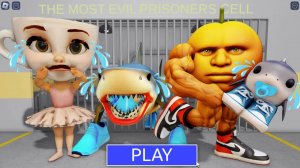 БАЛЕРИНА ГОТОВИТ КАПУЧИНО С ТРАЛАЛЕРО ТРАЛАЛА! в "ПОБЕГЕ ИЗ ТЮРЬМЫ БАРРИ"! игра Роблокс