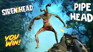 SIREN HEAD - Обзор игры. PIPE HEAD GAME. Сиреноголовый игра.