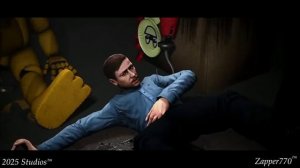 Смерть Уильема Афтона в костюме Спринг Бонни