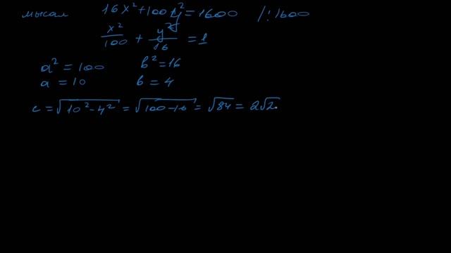 Екінші реттік теңдеулер. Шеңбер, эллипс, гипербола, па?