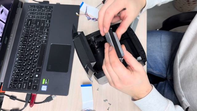 Замена термоголовки принтера Xprinter XP-365B смотреть онлайн