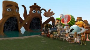 НОВЫЙ МОРСКОЙ ПОЖИРАТЕЛЬ ТА-ТА-ТА САХУР И МОРСКОЙ ПОЖИРАТЕЛЬ ТУНГ-ТУНГ САХУР ПРОТИВ ВСЕХ ИТАЛЬЯНСКИХ