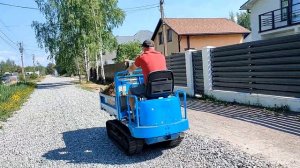 Самосвальная тележка Думпер Yanmar C12 в паре с мини экска?