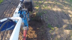 Мотоблок Нева МБ-23 Мультиагро копает спиральными фрез