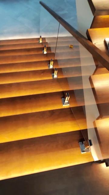 Ступени с подсветкой из стабилизированного дуба на б? смотреть онлайн