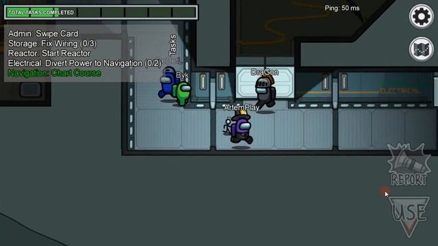 ДРУЗЬЯ И ВРАГИ НА ОДНОМ КОСМОЛЁТЕ! - Among Us №1 смотреть онлайн